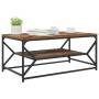 Mesa de café con estante de madera envejecida 90x50x40 cm, hecha de madera de , Mesas de centro - Ref: Foro24-868235, Precio:...