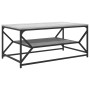 Mesa de café con estante Gris Sonoma 90x50x40 cm Madera elaborada de , Mesas de centro - Ref: Foro24-868234, Precio: 63,78 €,...