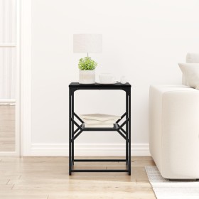 Mesa Auxiliar Negra de Roble 41x40x60 cm de Madera Ingenierizada de , Mesitas de noche - Ref: Foro24-868237, Precio: 46,06 €,...