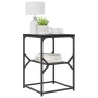 Mesa Auxiliar Negra de Roble 41x40x60 cm de Madera Ingenierizada de , Mesitas de noche - Ref: Foro24-868237, Precio: 46,06 €,...
