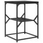 Mesa Auxiliar Negra de Roble 41x40x60 cm de Madera Ingenierizada de , Mesitas de noche - Ref: Foro24-868237, Precio: 46,06 €,...