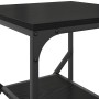 Mesa Auxiliar Negra de Roble 41x40x60 cm de Madera Ingenierizada de , Mesitas de noche - Ref: Foro24-868237, Precio: 46,06 €,...