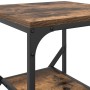Mesa Lateral de de Roble Ahumado 41x40x60 cm de Madera Engineered de , Mesitas de noche - Ref: Foro24-868239, Precio: 42,13 €...