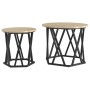 Mesas Auxiliares anidadas  2 pcs Madera de Roble Sonoma | Foro24.es | Tu tienda online para hogar, jardín y más Foro24.es