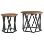 Mesas laterales apilables 2 pcs de madera vintage y contrachapada de , Mesas de centro - Ref: Foro24-868247, Precio: 58,39 €,...