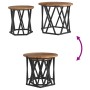 Mesas laterales apilables 2 pcs de madera vintage y contrachapada de , Mesas de centro - Ref: Foro24-868247, Precio: 58,39 €,...