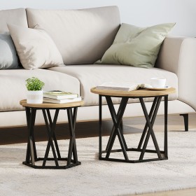 Comprar Mesas Laterales Anidadas 2 pcs de Madera
