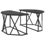 Mesa de café  Negra de Roble 80x80x42 cm en Madera | Foro24.es | Tu tienda online para hogar, jardín y más Foro24.es