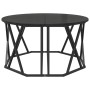 Mesa de café  Negra de Roble 80x80x42 cm en Madera | Foro24.es | Tu tienda online para hogar, jardín y más Foro24.es
