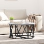 Mesa de café  Gris Sonoma 80x80x42 cm de madera de ingeniería | Foro24.es | Tu tienda online para hogar, jardín y más Foro24.es