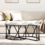 Mesa de café  Gris Sonoma 80x80x42 cm de madera de ingeniería | Foro24.es | Tu tienda online para hogar, jardín y más Foro24.es
