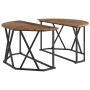 Mesa de café de madera vieja 80x80x42 cm de madera compuesta de , Mesas de centro - Ref: Foro24-868253, Precio: 69,88 €, Desc...