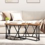 Mesa de café de madera vieja 80x80x42 cm de madera compuesta de , Mesas de centro - Ref: Foro24-868253, Precio: 69,88 €, Desc...