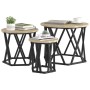 Mesas Laterales Anidadas 3 piezas Madera de Roble Sonoma de , Mesas de centro - Ref: Foro24-868256, Precio: 72,79 €, Descuent...