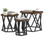 Mesas Auxiliares Nesting 3 pcs Madera de Roble Ahumada de , Mesas de centro - Ref: Foro24-868257, Precio: 73,77 €, Descuento: %