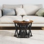 Mesas Auxiliares Nesting 3 pcs Madera de Roble Ahumada de , Mesas de centro - Ref: Foro24-868257, Precio: 73,77 €, Descuento: %