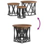 Mesas Laterales Anidadas 3 pcs Madera Vieja Madera de Ingeniería de , Mesas de centro - Ref: Foro24-868259, Precio: 72,79 €, ...