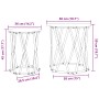 Mesas Laterales  2 pcs Gris Sonoma Madera Ingenierizada | Foro24.es | Tu tienda online para hogar, jardín y más Foro24.es