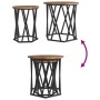 Mesas Laterales 2 pcs Madera Vieja Madera de Ingeniería de , Mesas de centro - Ref: Foro24-868265, Precio: 63,38 €, Descuento...