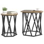 Mesas Laterales de Madera de Roble Artesanal - 2 Piezas de , Mesas de centro - Ref: Foro24-868266, Precio: 64,59 €, Descuento: %