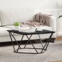 Roble negro Metal Mediana Chic Mesa de café Rectangular | Foro24.es | Tu tienda online para hogar, jardín y más Foro24.es