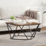 Roble Ahumado Madera Mediana Resistente Mesas de Café de , Mesas de centro - Ref: Foro24-868275, Precio: 55,18 €, Descuento: ...