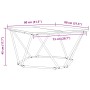 Roble Ahumado Madera Mediana Resistente Mesas de Café de , Mesas de centro - Ref: Foro24-868275, Precio: 55,18 €, Descuento: ...