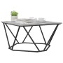 Grey Sonoma Madera de ingeniería, Metal Mediana Moderna de , Mesas de centro - Ref: Foro24-868276, Precio: 54,70 €, Descuento...