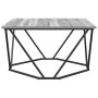 Grey Sonoma Madera de ingeniería, Metal Mediana Moderna de , Mesas de centro - Ref: Foro24-868276, Precio: 54,70 €, Descuento...