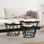 Mesas Laterales  3 pcs Madera de Roble Negra | Foro24.es | Tu tienda online para hogar, jardín y más Foro24.es