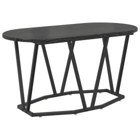Mesa de café Negro Roble 80x40x40,5 cm Madera y Metal de , Mesas de centro - Ref: Foro24-869690, Precio: 45,13 €, Descuento: ...