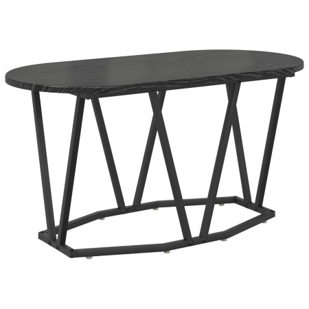 Mesa de café Negro Roble 80x40x40,5 cm Madera y Metal de , Mesas de centro - Ref: Foro24-869690, Precio: 45,13 €, Descuento: ...