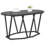 Mesa de café Negro Roble 80x40x40,5 cm Madera y Metal de , Mesas de centro - Ref: Foro24-869690, Precio: 45,13 €, Descuento: ...