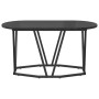 Mesa de café Negro Roble 80x40x40,5 cm Madera y Metal de , Mesas de centro - Ref: Foro24-869690, Precio: 45,13 €, Descuento: ...
