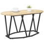Mesa de café de roble Sonoma 80x40x40,5 cm de madera de ingeniería y metal de , Mesas de centro - Ref: Foro24-869691, Precio:...