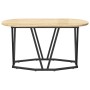 Mesa de café de roble Sonoma 80x40x40,5 cm de madera de ingeniería y metal de , Mesas de centro - Ref: Foro24-869691, Precio:...