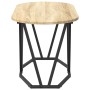 Mesa de café de roble Sonoma 80x40x40,5 cm de madera de ingeniería y metal de , Mesas de centro - Ref: Foro24-869691, Precio:...