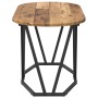 Mesa de café de madera vintage 80x40x40,5 cm en madera de ingeniería y metal de , Mesas de centro - Ref: Foro24-869694, Preci...