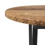 Mesa de café de madera vintage 80x40x40,5 cm en madera de ingeniería y metal de , Mesas de centro - Ref: Foro24-869694, Preci...