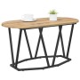 Mesa de café Artisan de roble de 80x40x40,5 cm en madera y metal de , Mesas de centro - Ref: Foro24-869695, Precio: 44,46 €, ...