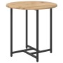Mesa Lateral de 2 pcs en Madera de Roble Artisan y Metal de , Mesas auxiliares - Ref: Foro24-869701, Precio: 47,92 €, Descuen...