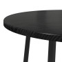 Mesa Lateral 2 pcs Negra de Madera y Metal de , Mesas auxiliares - Ref: Foro24-869702, Precio: 70,79 €, Descuento: -5%%