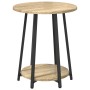 Mesa auxiliar de 2 piezas en madera de roble sonoma y metal de , Mesas auxiliares - Ref: Foro24-869703, Precio: 66,85 €, Desc...