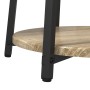 Mesa auxiliar de 2 piezas en madera de roble sonoma y metal de , Mesas auxiliares - Ref: Foro24-869703, Precio: 66,85 €, Desc...