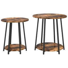 Comprar Mesa lateral de 2 piezas en madera de