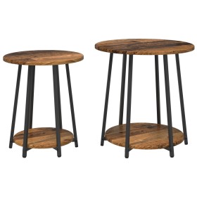 Comprar Mesa Auxiliar de 2 Piezas de Madera