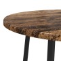 Mesa Auxiliar de 2 Piezas de Madera Vieja, Madera Reforzada y Metal | Foro24.es | Tu tienda online para hogar, jardín y más Foro24.es