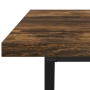 Mesa de café en roble ahumado, 100x50x40 cm, de madera ingenierizada y metal de , Mesas de centro - Ref: Foro24-869710, Preci...