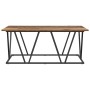 Mesa de café de madera reciclada 100x50x40 cm de madera de ingeniería y metal | Foro24.es | Tu tienda online para hogar, jardín y más Foro24.es