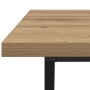 Mesa de café Artisan de roble 100x50x40 cm, de madera de ingeniería y metal de , Mesas de centro - Ref: Foro24-869713, Precio...